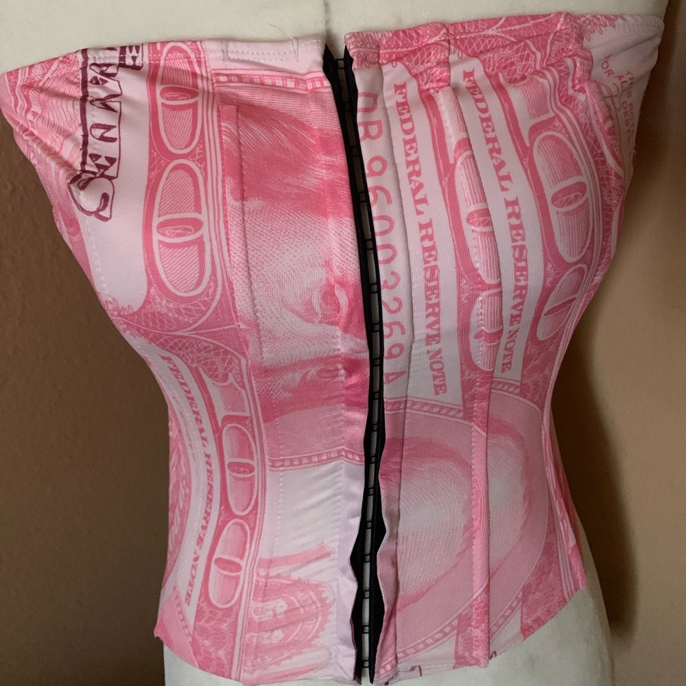 Pink Money Corset (Y2k)